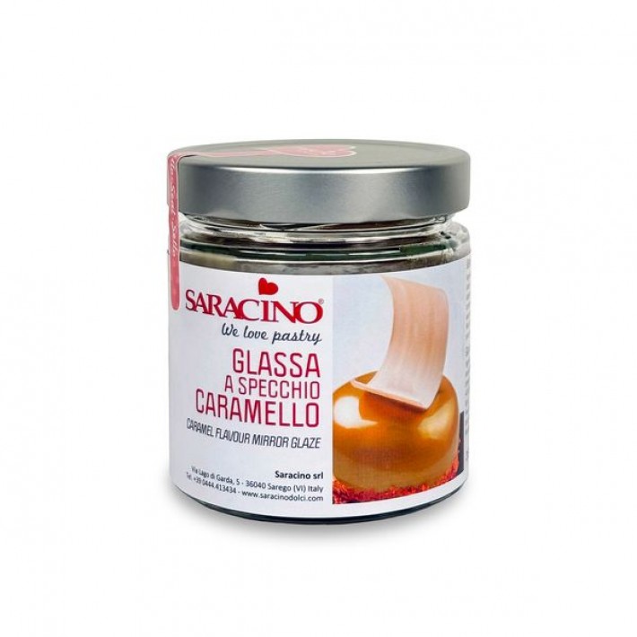 Glazura polewa lustrzana Saracino 350 g karmelowa