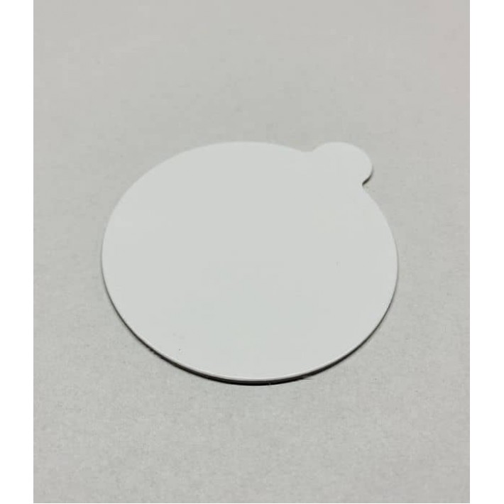 Podkład okrągły na monoporcje 10 cm - biały
