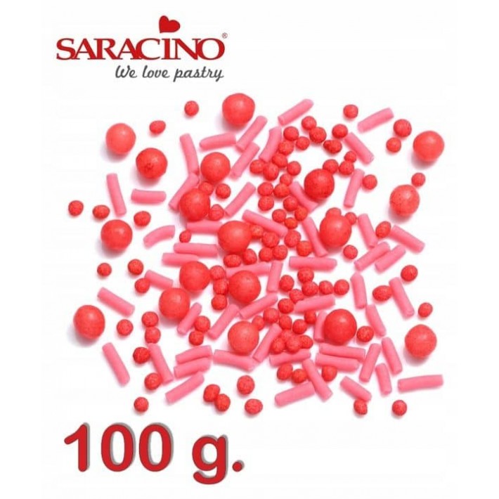 Posypka cukrowa Saracino 100 g Love & Pearls