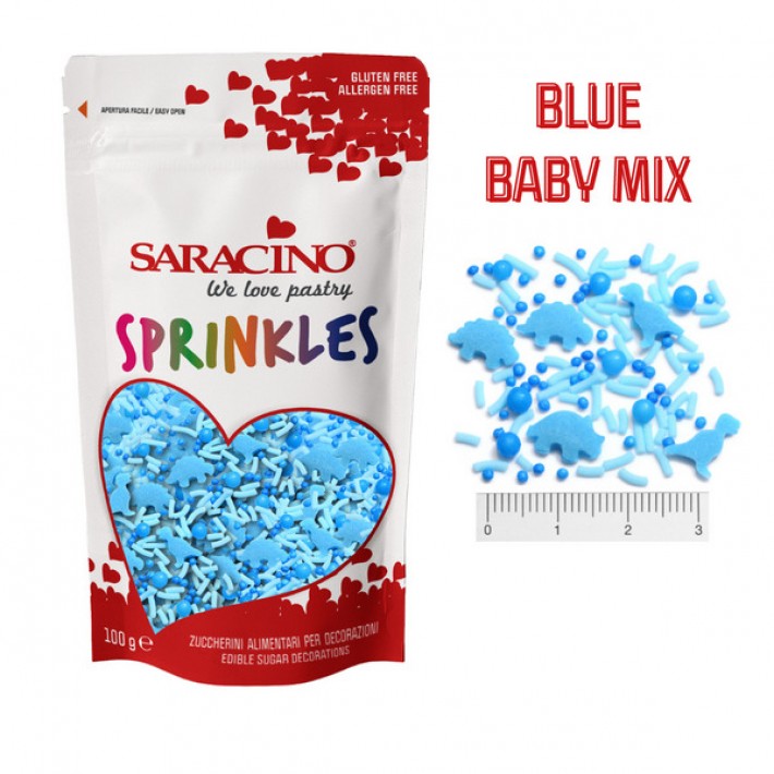 Posypka cukrowa Saracino 100 g Blue Baby Mix
