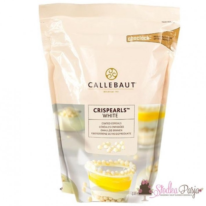 Posypka Callebaut Crispearls biała czekolada - 0,8 kg